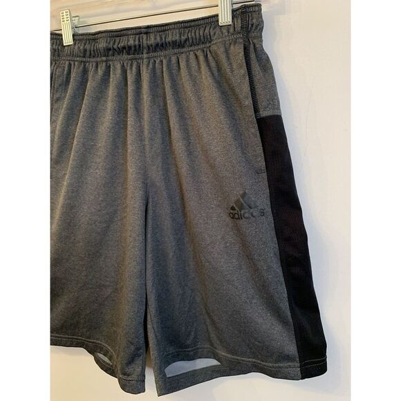 Adidas ClimaCool Shorts Gray Black Men's Size Small Stretch 2016 - Picture 2 of 9